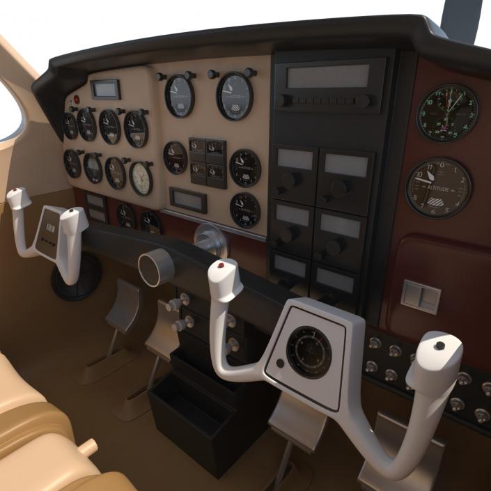 3D model Beechcraft Bonanza 2