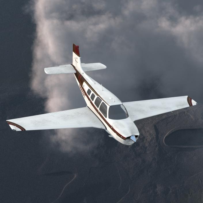 3D model Beechcraft Bonanza 2