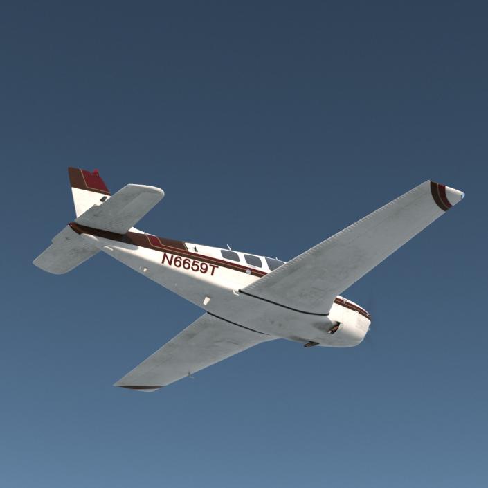 3D model Beechcraft Bonanza 2