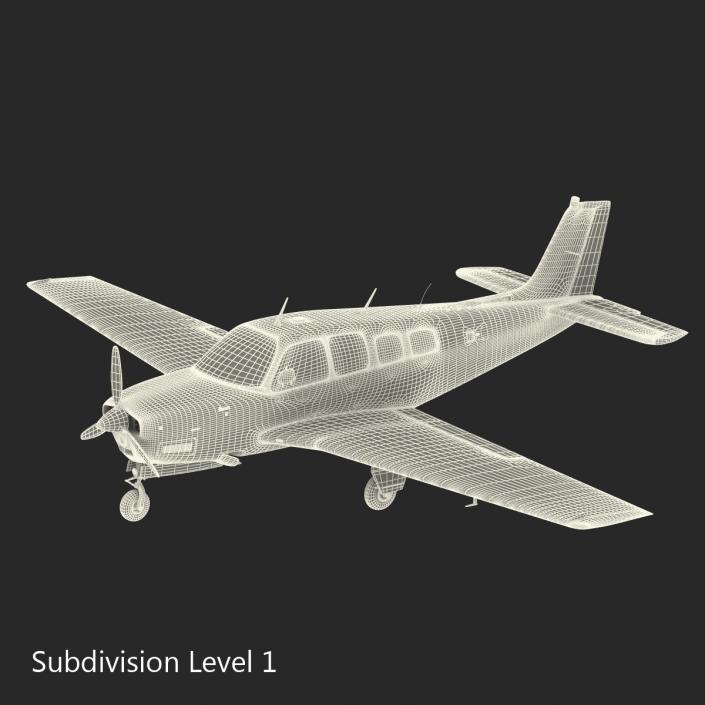 3D model Beechcraft Bonanza 2