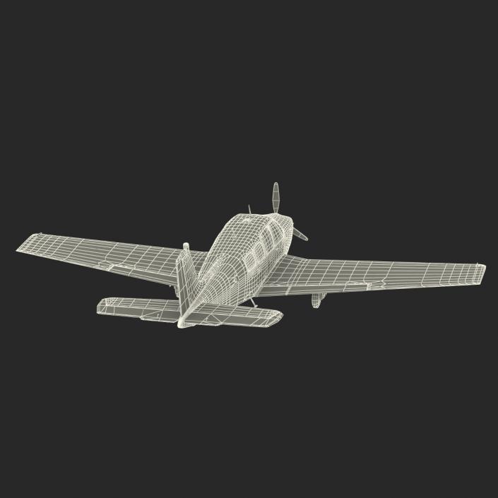 3D model Beechcraft Bonanza 2