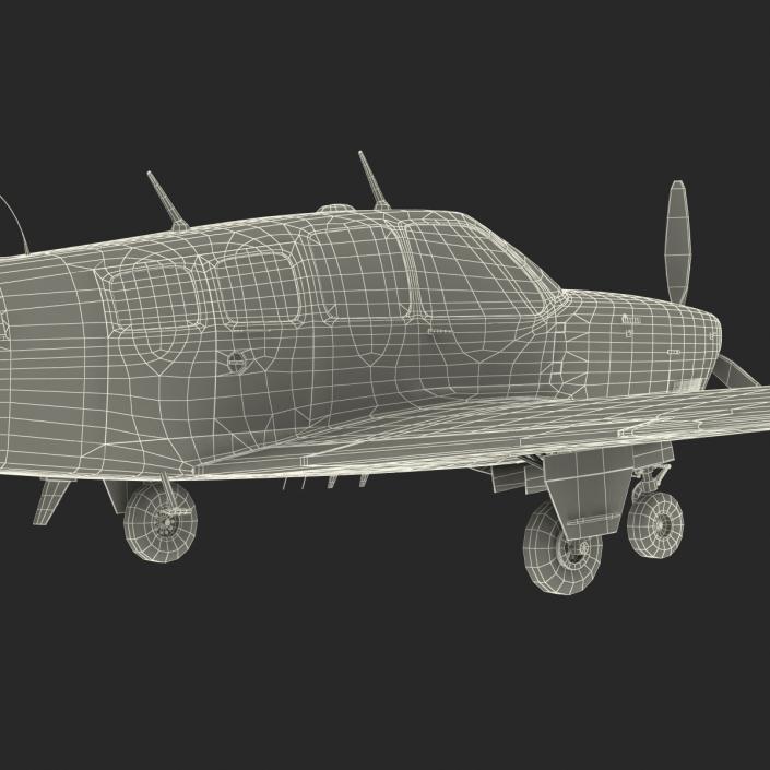 3D model Beechcraft Bonanza 2