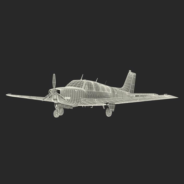 Beechcraft Bonanza 2 Rigged 3D