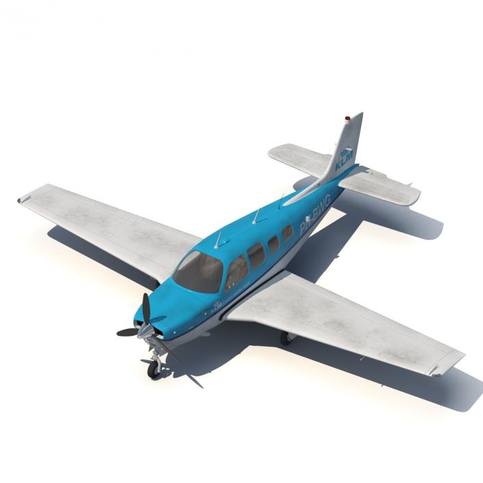 Beechcraft Bonanza 3 Rigged 3D