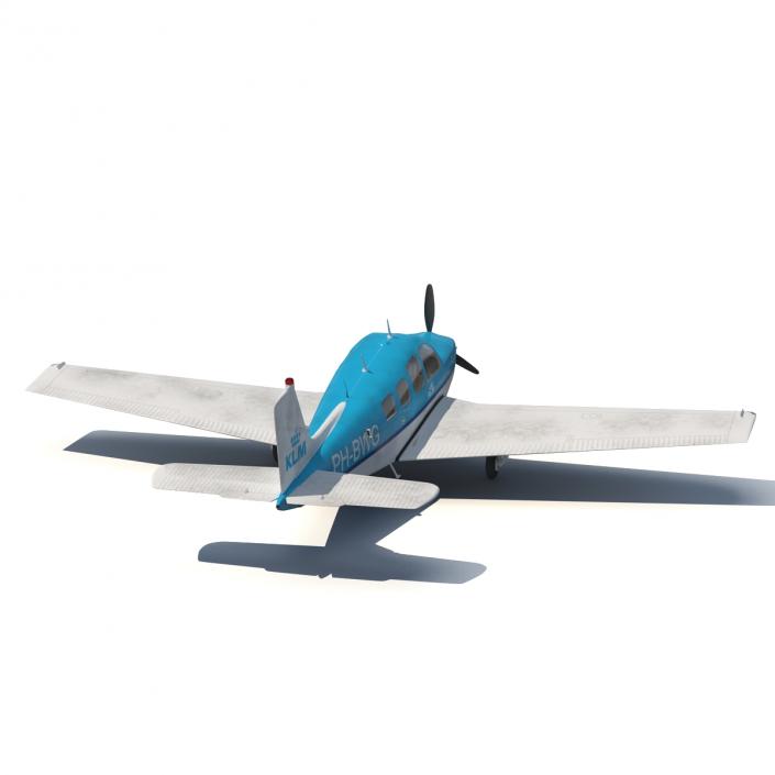 Beechcraft Bonanza 3 Rigged 3D