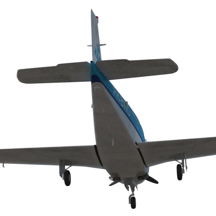 Beechcraft Bonanza 3 Rigged 3D