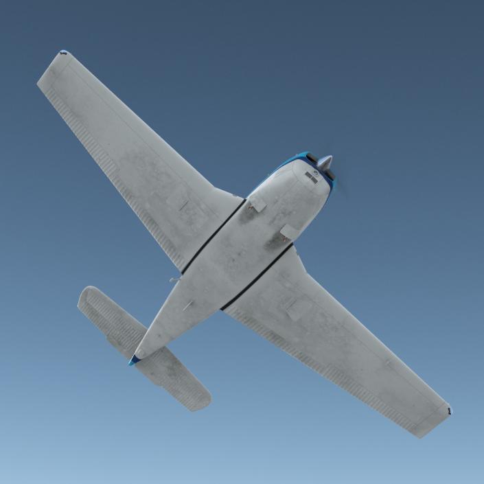 Beechcraft Bonanza 3 Rigged 3D