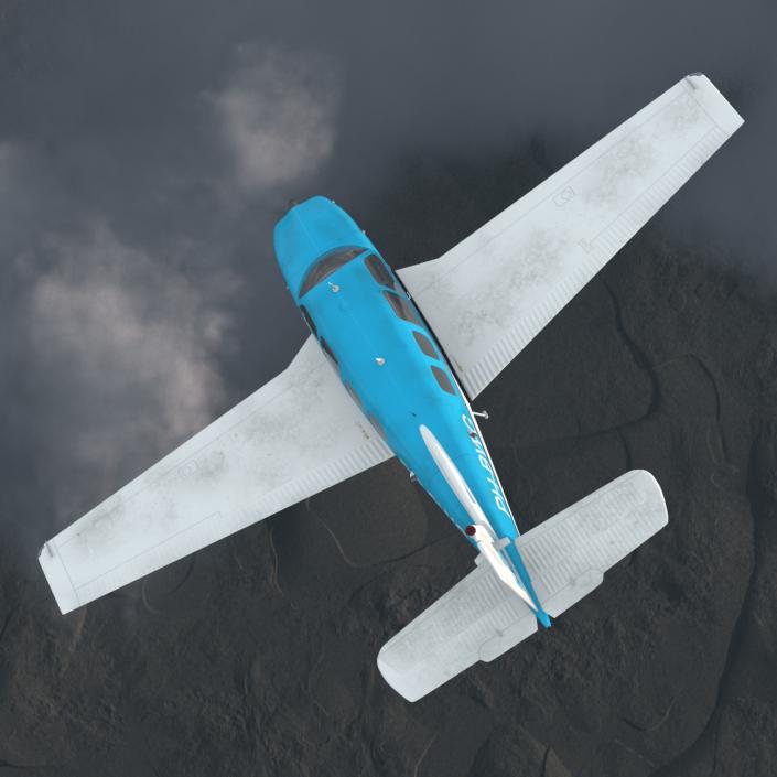 Beechcraft Bonanza 3 Rigged 3D