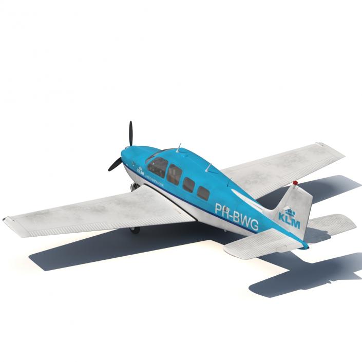 Beechcraft Bonanza 3 Rigged 3D