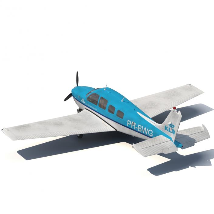 Beechcraft Bonanza 3 Rigged 3D