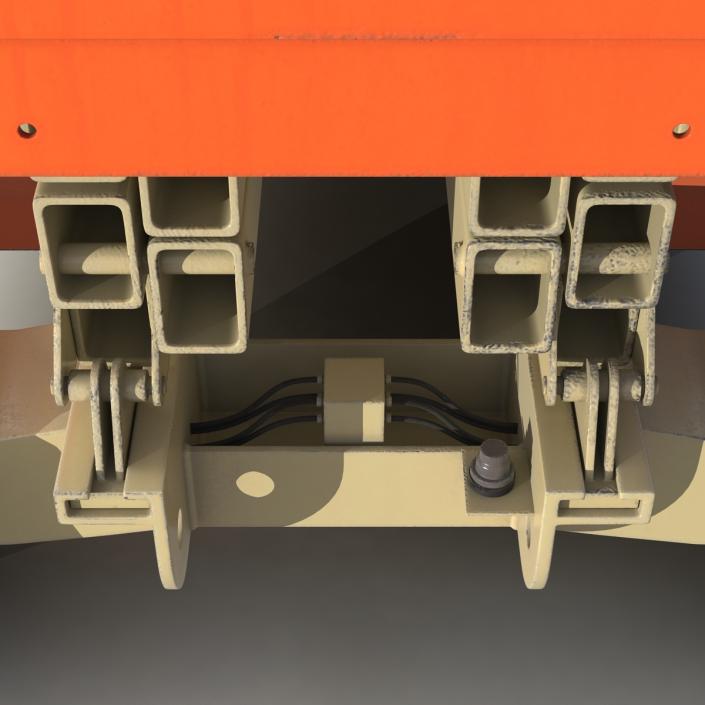 3D Engine Powered Scissor Lift JLG Rigged model