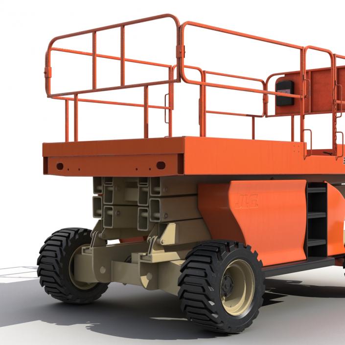 3D Engine Powered Scissor Lift JLG