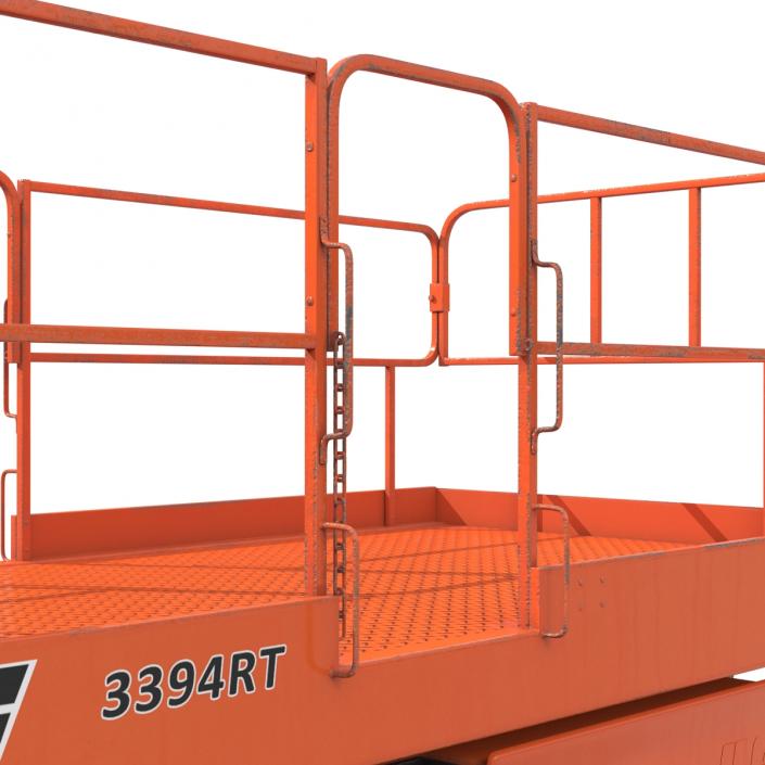 3D Engine Powered Scissor Lift JLG