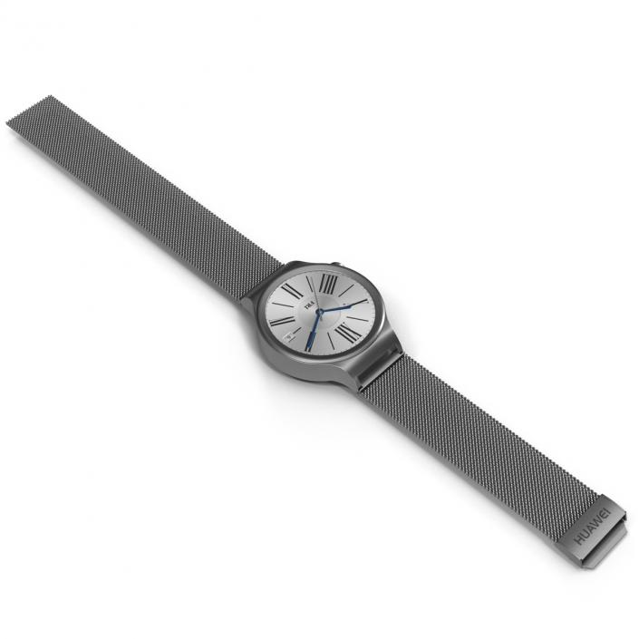 3D Huawei Watch Metal Band model