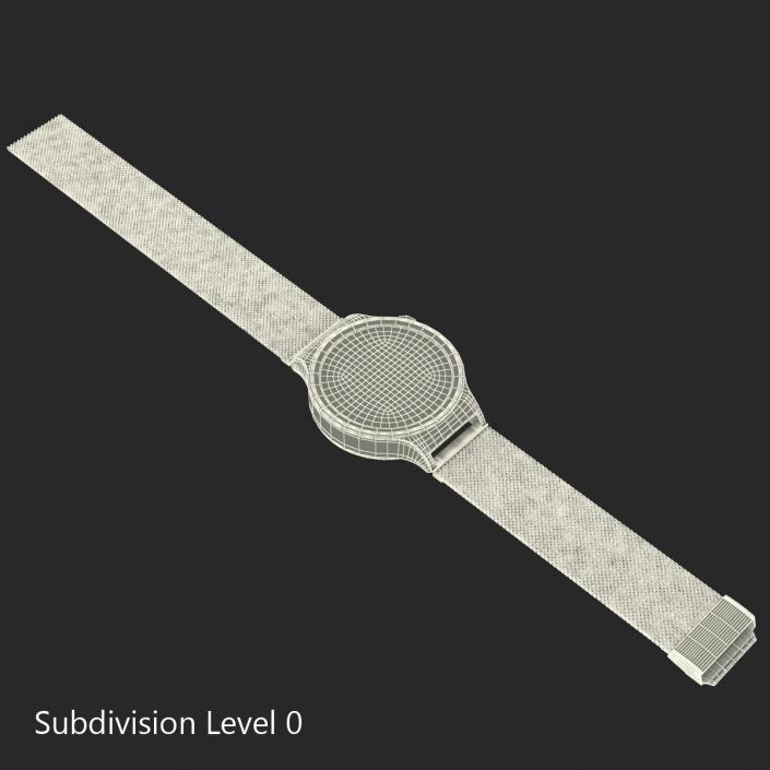 3D Huawei Watch Metal Band model