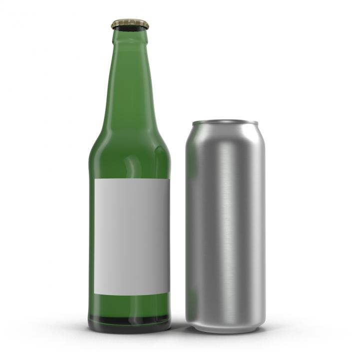 3D Bottles Collection model