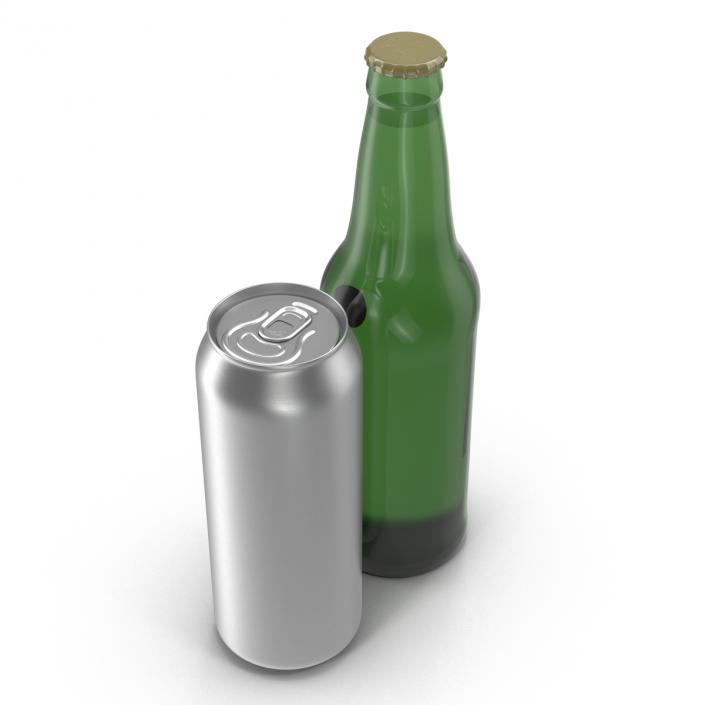 3D Bottles Collection model