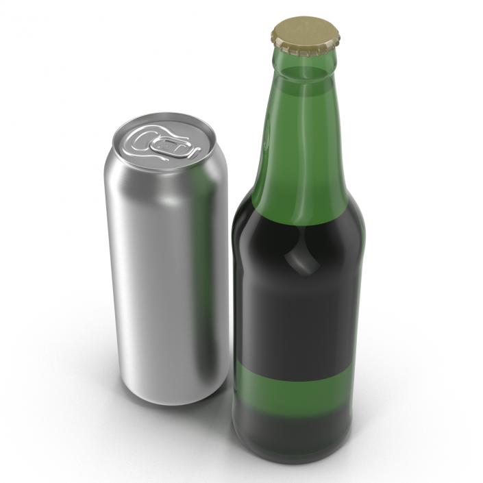 3D Bottles Collection model