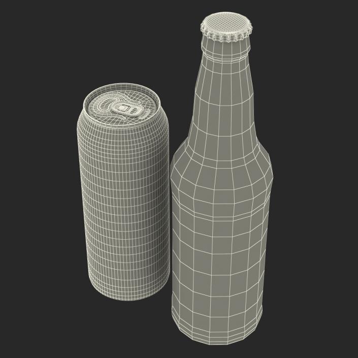 3D Bottles Collection model