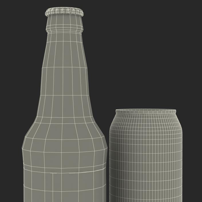 3D Bottles Collection model