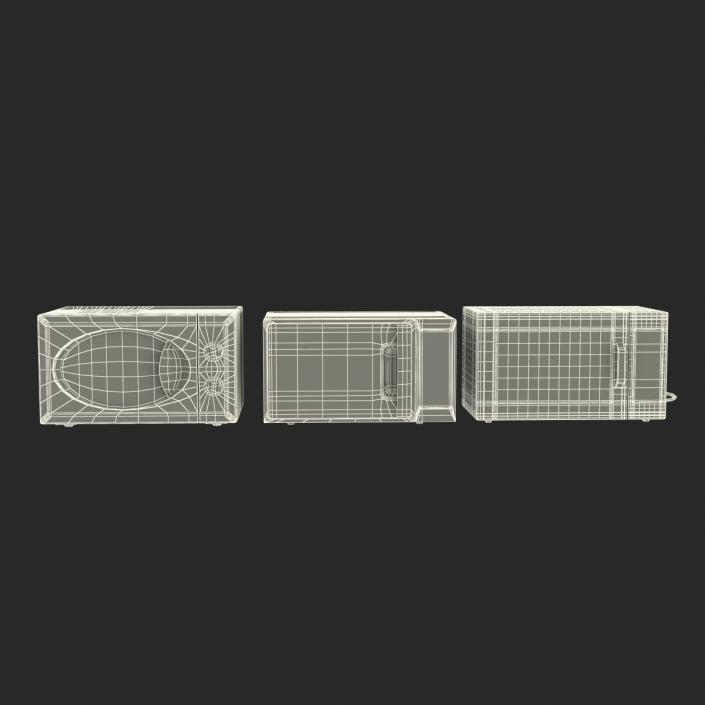 3D Microwave Ovens 3D Models Collection 2 model