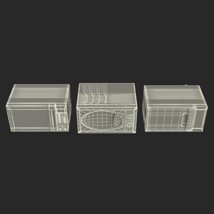 3D Microwave Ovens Generic 3D Models Collection 2