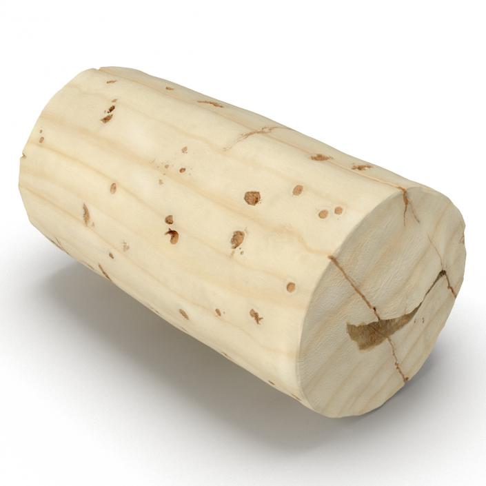 Used Wine Cork 3D model