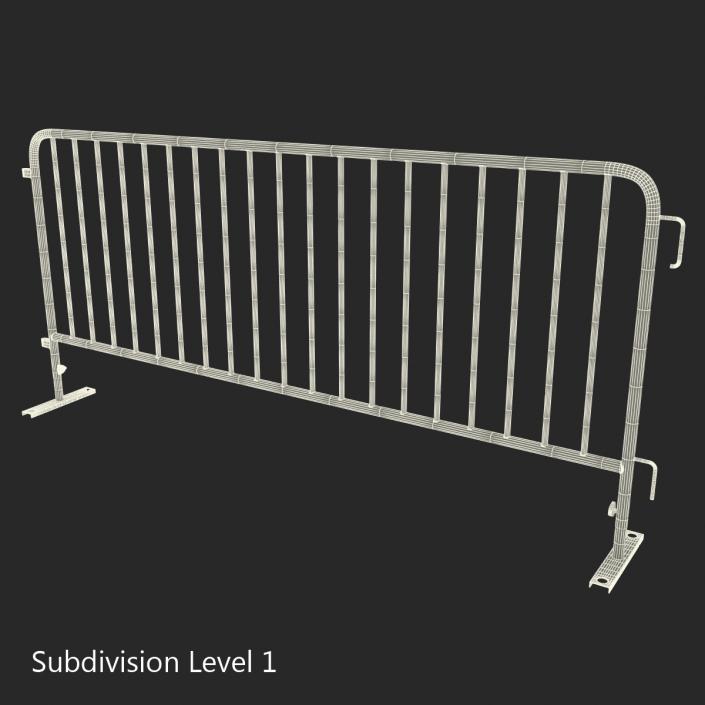 3D Crowd Barrier model