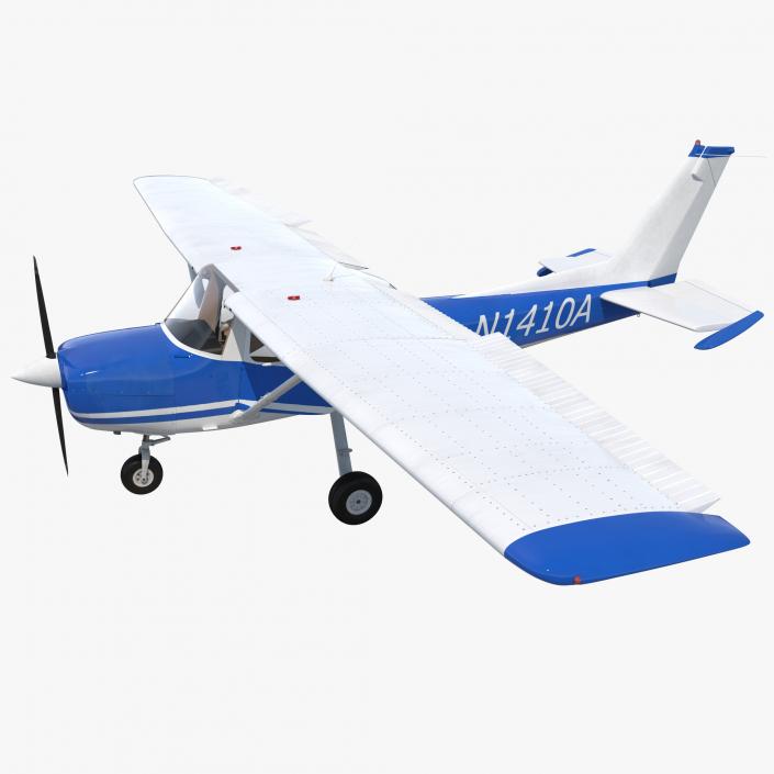 Cessna 150 Rigged 3D