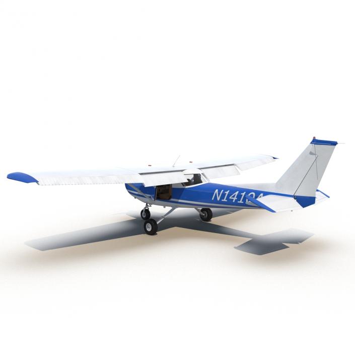 Cessna 150 Rigged 3D