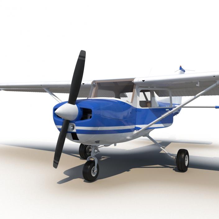 Cessna 150 Rigged 3D