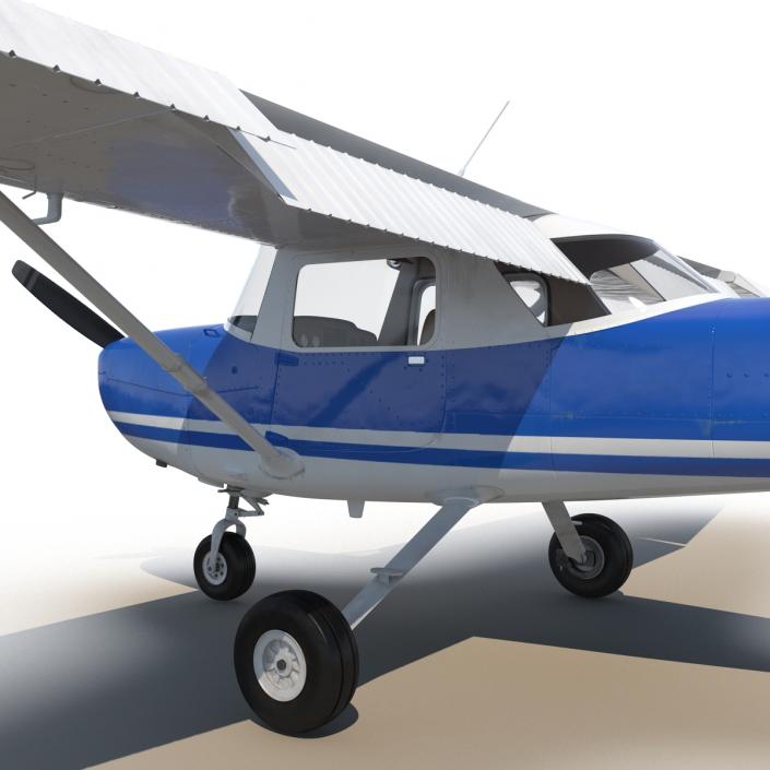 Cessna 150 Rigged 3D