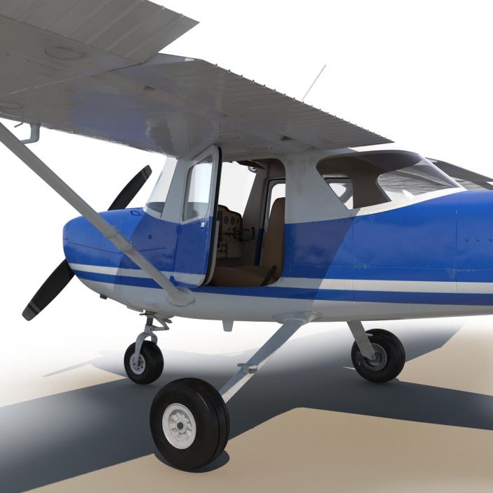 Cessna 150 Rigged 3D