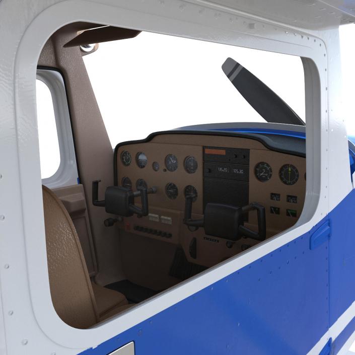 Cessna 150 Rigged 3D