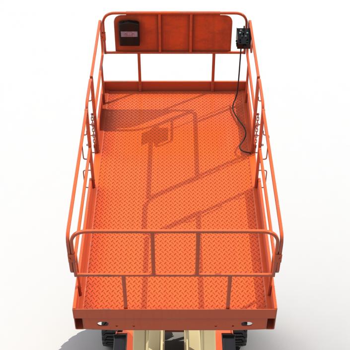 3D Engine Powered Scissor Lift JLG 2 model