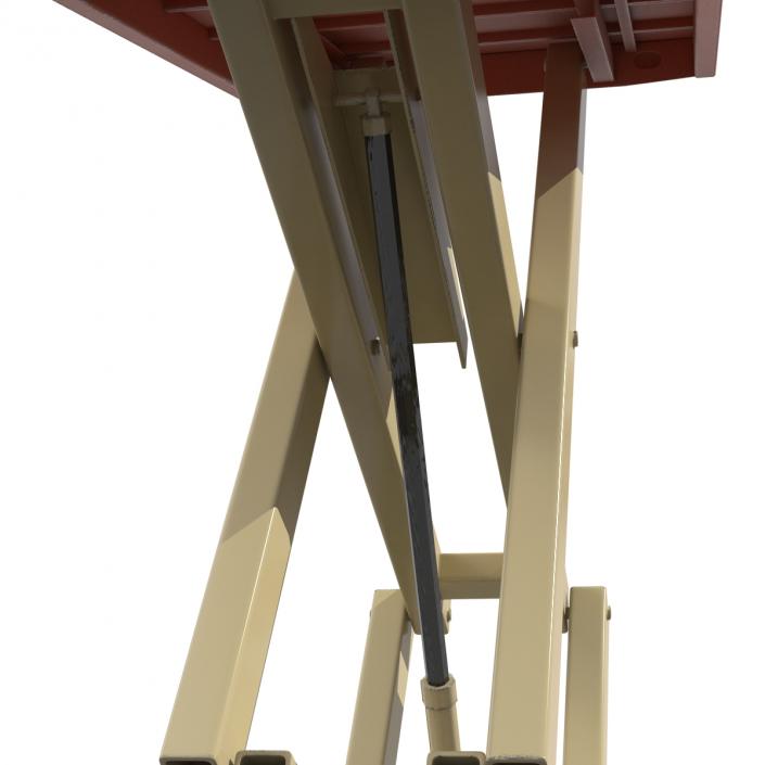 3D Engine Powered Scissor Lift JLG 2 model