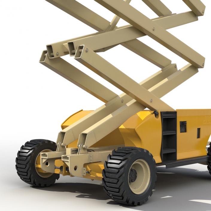 Engine Powered Scissor Lift Generic 2 3D