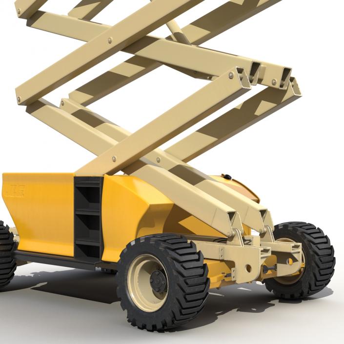 Engine Powered Scissor Lift Generic 2 3D