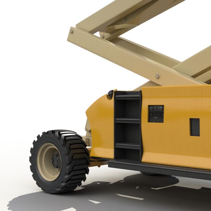 Engine Powered Scissor Lift Generic 2 3D