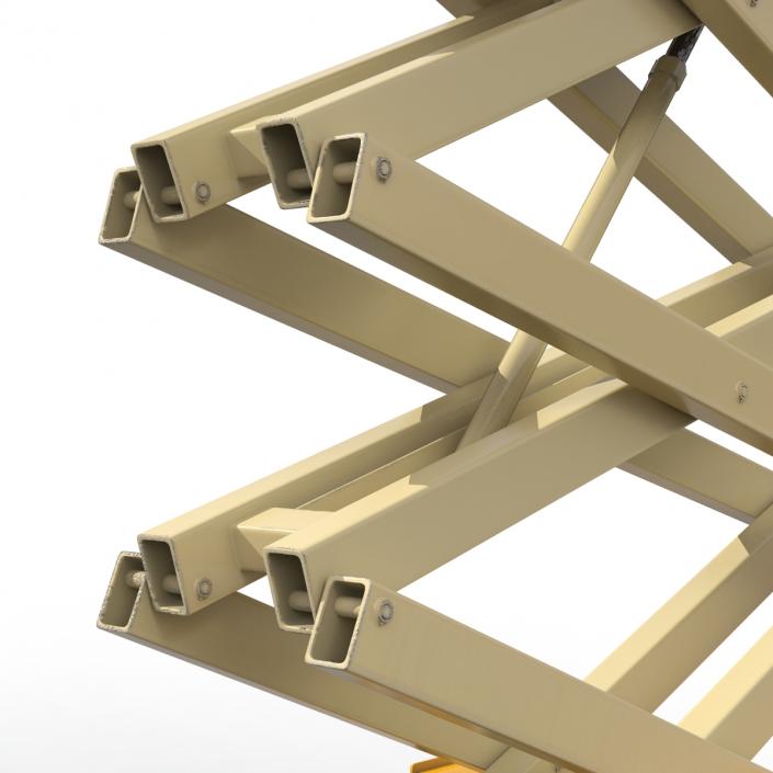 Engine Powered Scissor Lift Generic 2 3D