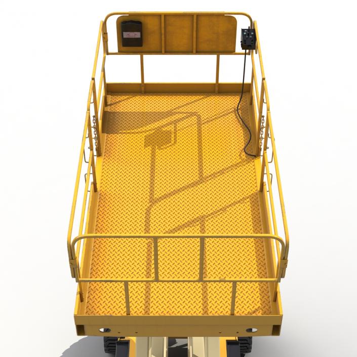 Engine Powered Scissor Lift Generic 2 3D