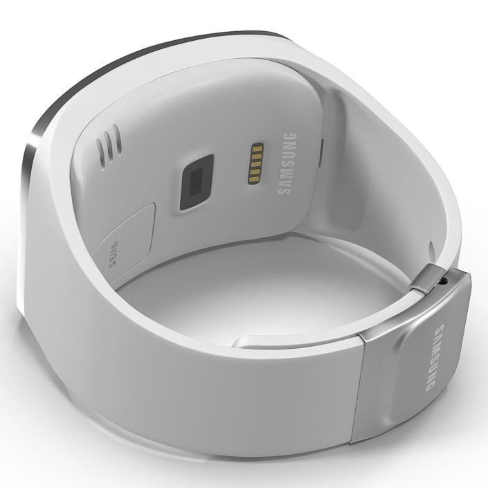 3D model Samsung Gear S White