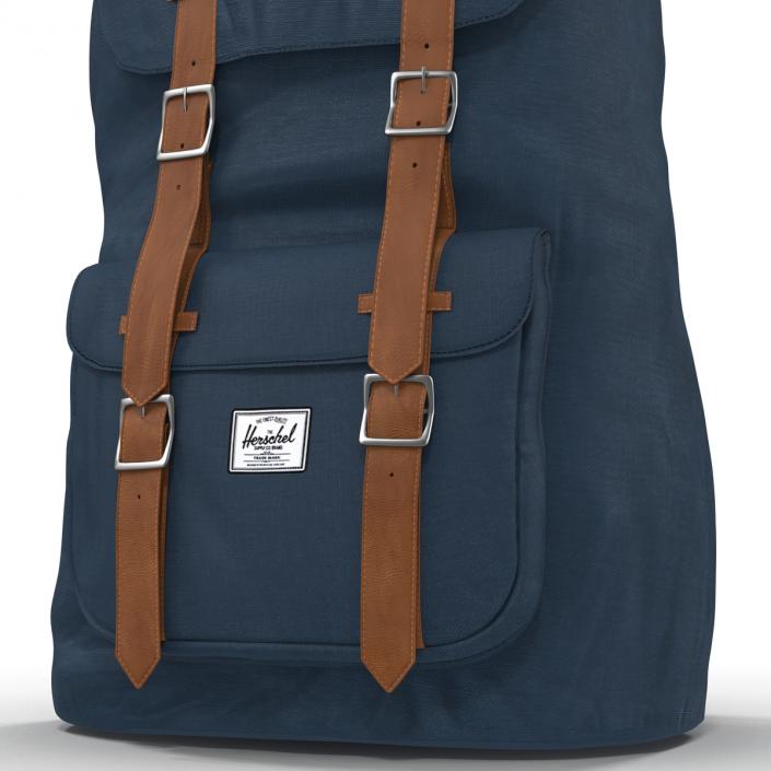 3D model Backpack 8 Blue