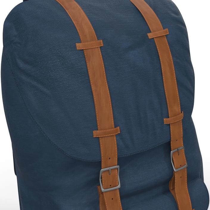 3D model Backpack 8 Blue