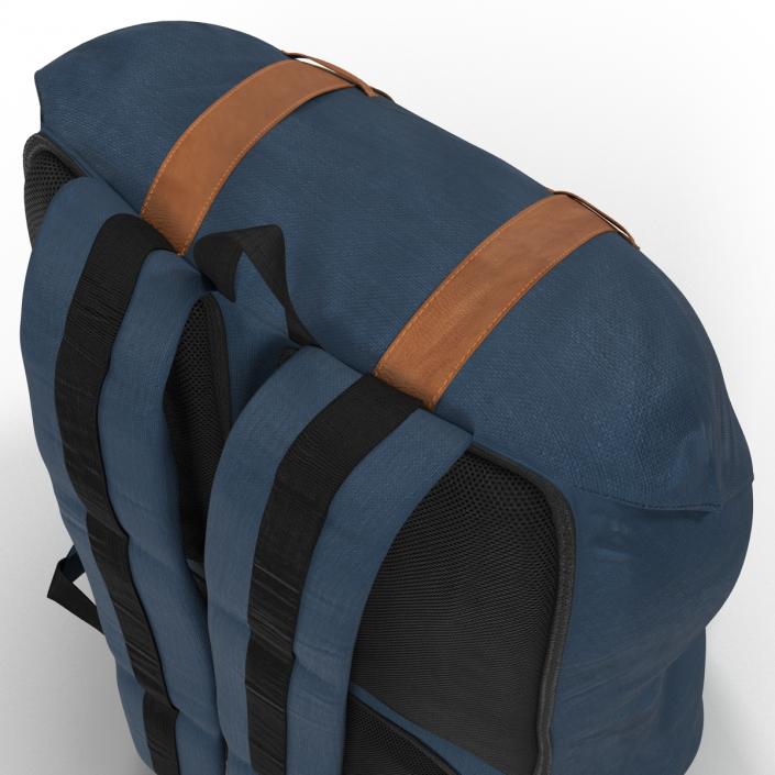 3D model Backpack 8 Blue