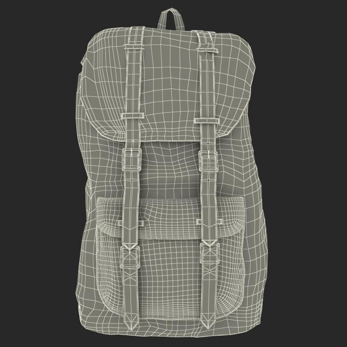 3D model Backpack 8 Blue