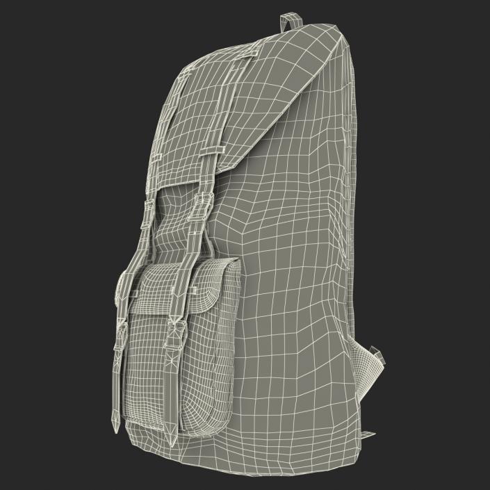 3D model Backpack 8 Blue