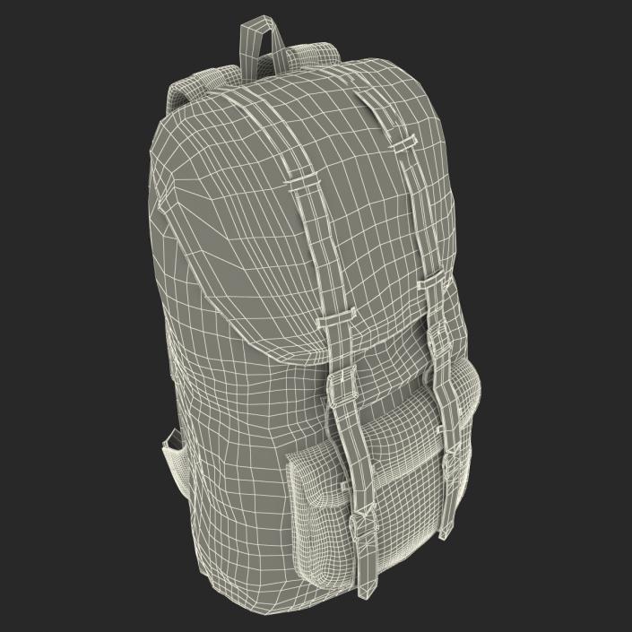 3D model Backpack 8 Blue