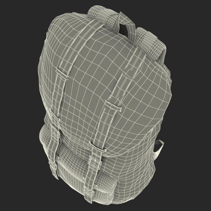 3D model Backpack 8 Blue