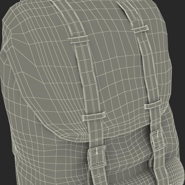 3D model Backpack 8 Blue